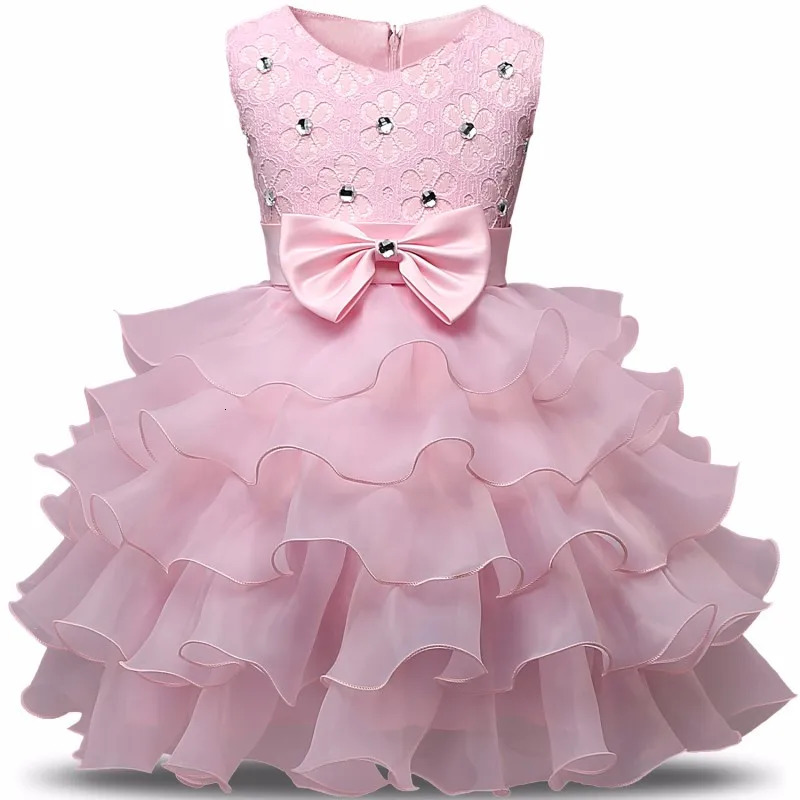 born Girl Christening Dress Baby Girls First Birthday Party Infant Baptism Costume Kids Dresses For Clothes 24M 250117