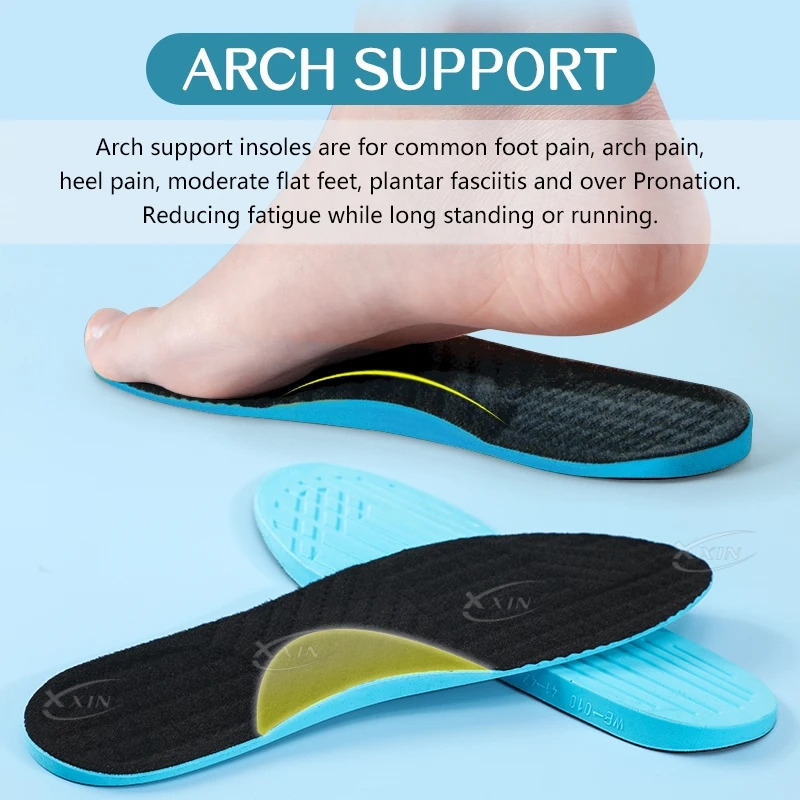 Men Women X leg Insoles Orthopedic Shoe Pads O leg Insole Flat Arch Shoe Inserts Size 35- 250120