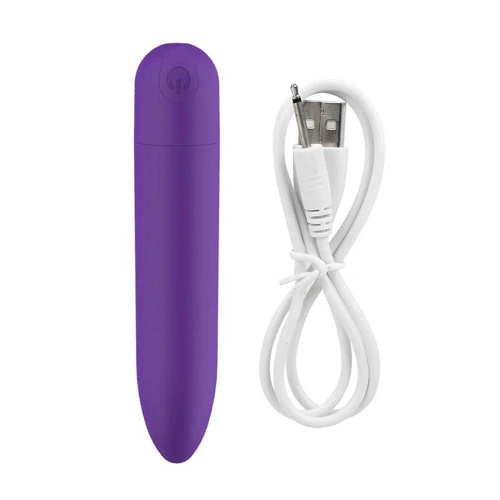 Mini bullet vibrator sex toy for women 10 speed powerful vibration USB charging G-spot massage adult toy W250117