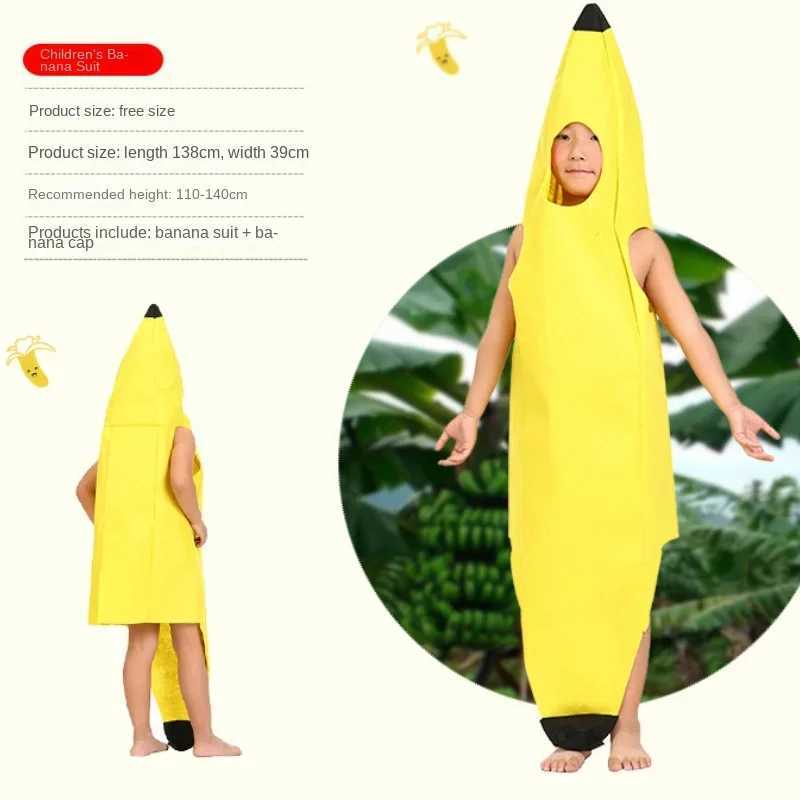 1-10PCS Fruit Costume Children Performance Clothes Fruit Banana Clothes Kindergarten Performance Stage Performance Parent-child W250117