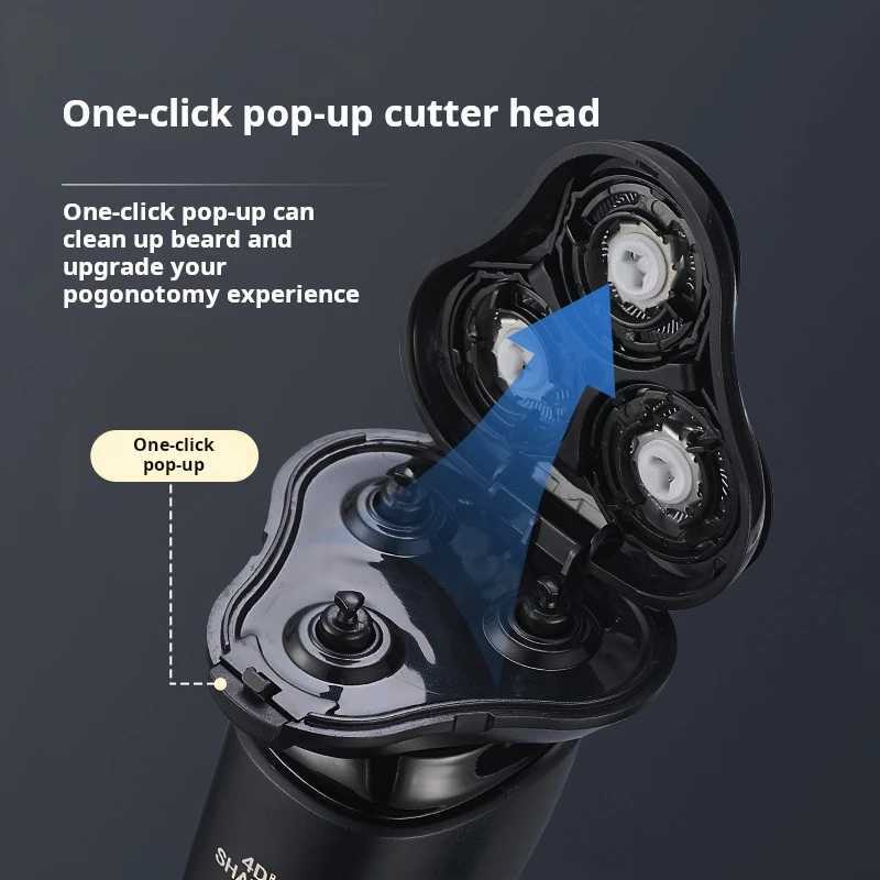 ZOZEN Electric Razor Electric Shaver Hair Clipper Cutting Shaving Mane for Men Women Hair Beard Trimmer Washable RechargeableW250117