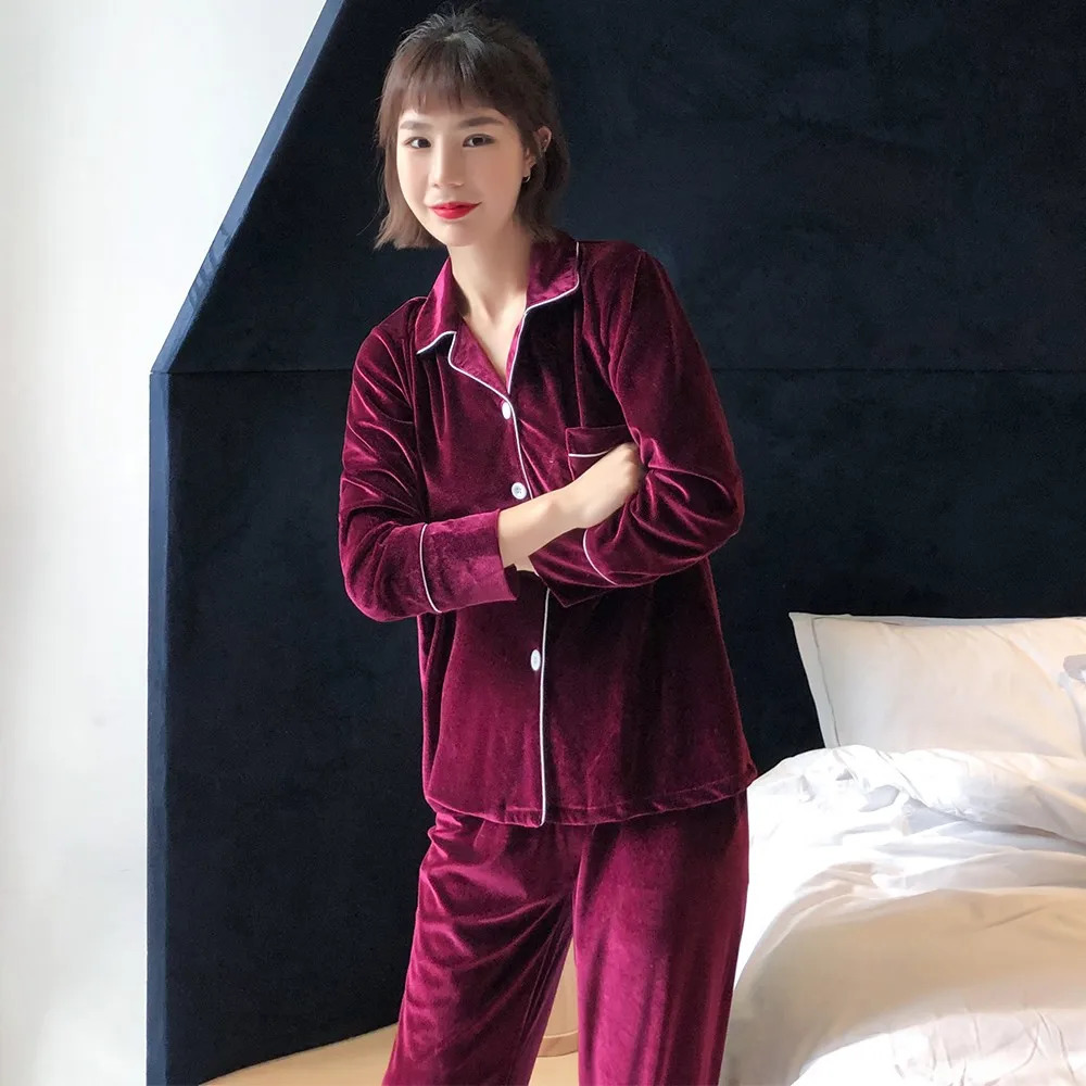 Plus Size 3XL 4XL 5XL Velour Men Pajamas Set Autumn Winter Couple Sleepwear Trouser Suits Loose Velvet 2 PCS Shirt Pant Homewear 250122