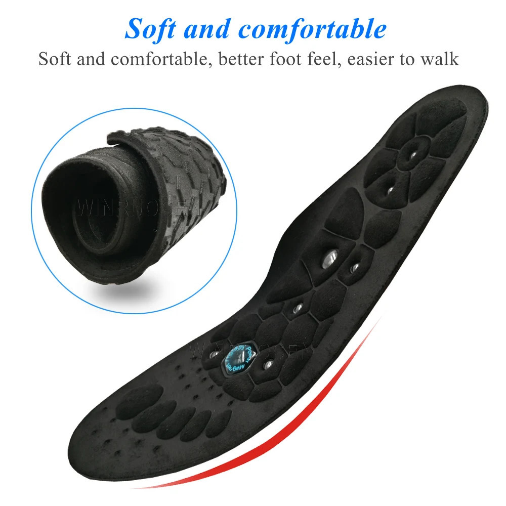 Premium Orthopedic Magnetic Therapy Insoles Slimming Weight Loss Arch Support Shoes Pads for Men Women Massage Foot Care Sole 250120