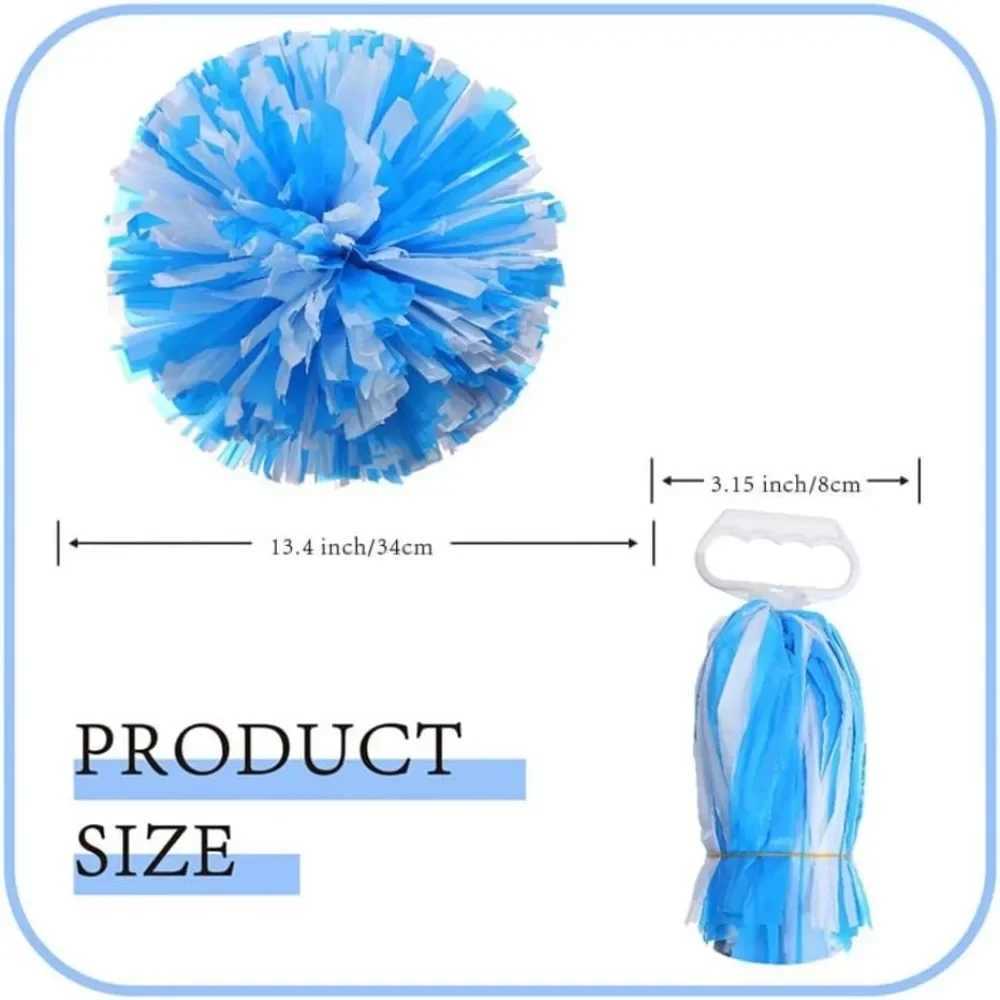 3-inch Pom Poms Cheerleading Pom Pom Cheerleading Pom Boys and Girls School Sports Games Team Spirit CheerleadingW250121
