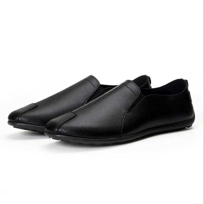 Men Loafers Shoes Spring 2023 Fi Boat Footwear Man Brand Leather MenS Shoes Men Comfy Drive Mens Casual ShoesXJ250118