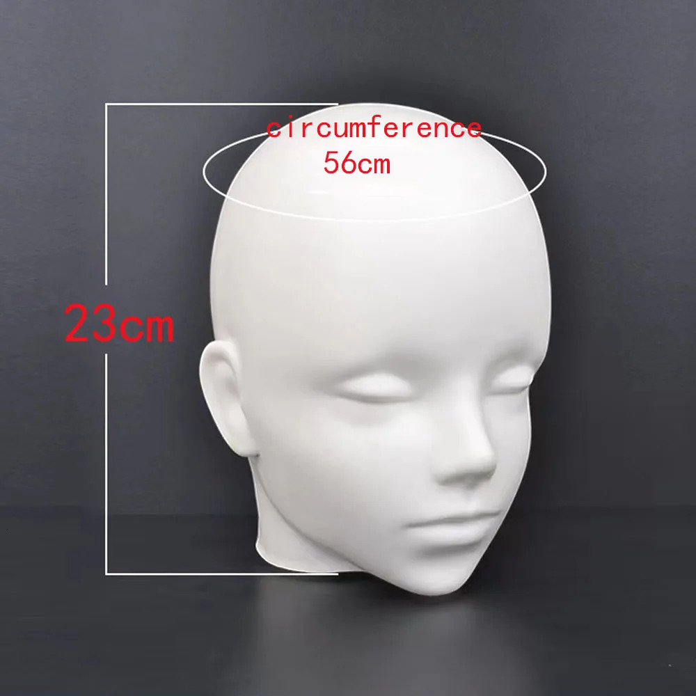 Wig Head Model Mannequin Dummy Wig Glasses Hat Display Stand Rack Hairpieces Stand Holder Head Model Wig Display with Stand 250114
