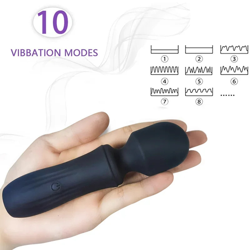Dildo Vibrator USB Charging AV Magic Wand Stimulating Clitoris G Spot Massager Sexual Wellness Erotic Adults Sex Toys For Women 250114