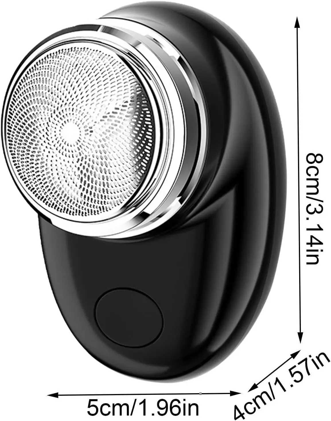 Portable Electric Shaver USB Rechargeable Waterproof Mens Mini Compact Electric Shaver Body Hair Trimmer for Home TravelW250117