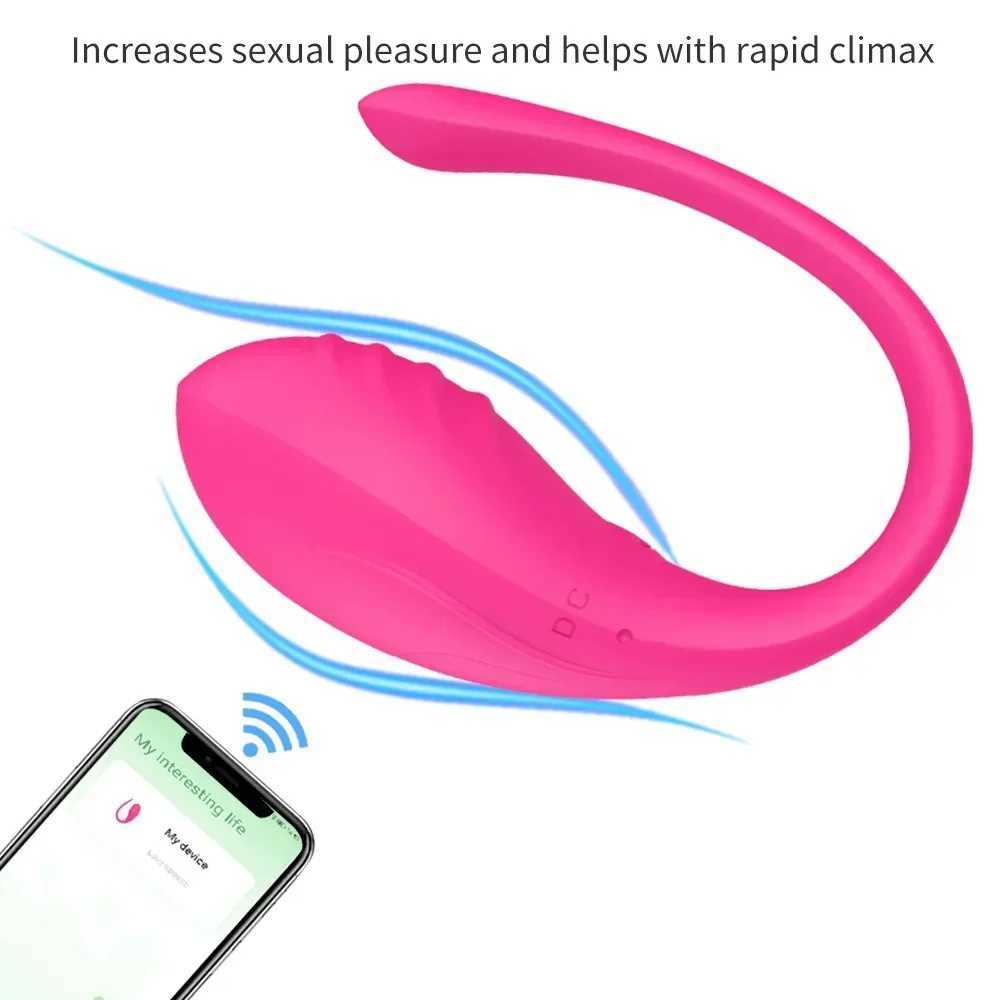 Application controlled vaginal vibrator G-spot 9-speed anal vibration egg massager wearable stimulator adult sex toy W250117