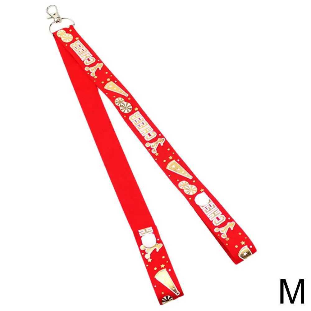Pc Creative Glitter Ribbon Keychain Cheerleader Keychain Pendant Decorative Backpack Gifts Accessories V3K2W250121