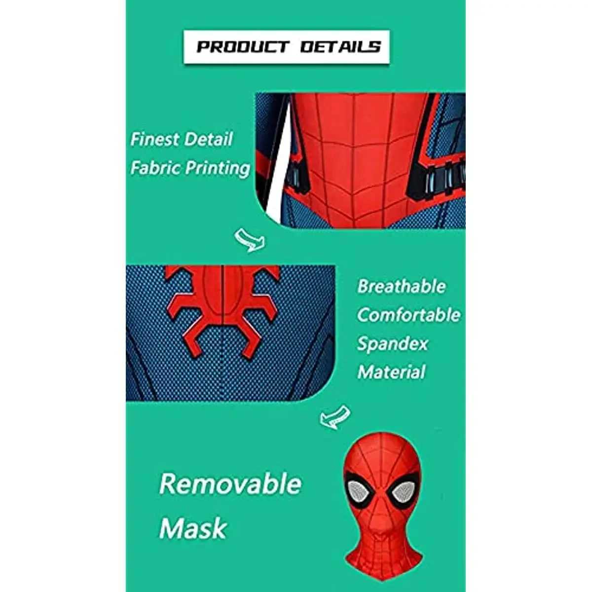 CoStume for Kids Adult TObey Maguire Cosplay Bodysuit superhero Zentai Suit Jumpsuit Halloween Carnival Party CoStumes W250117