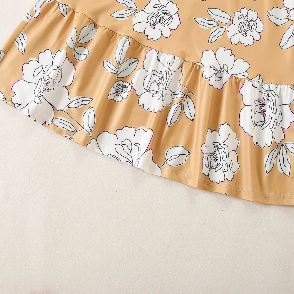 Mother Daughter Dresses Floral Print Dresses Mommy and daughter Family matching clothes Mother and Daughter Family Look 250117