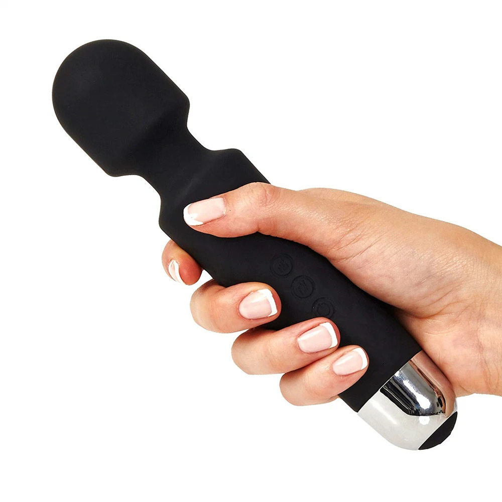 20 Modes Powerful AV Vibrators Rechargeable Magic Wand Massager Clit Massage Female Masturbation Silent Adult Sex Toys for Women 250114