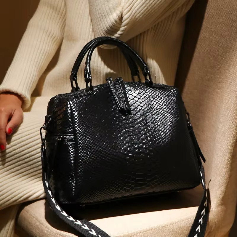 2024 New Fashion Alligator Women Handbags European Designer Leather Ladies Shoulder Bags Female Girl Brand Crossbody Bag