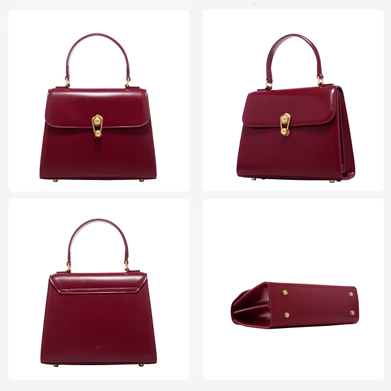 LA FESTIN 2024 New Designer Classic Top Handle Handbag Large Capacity Shoulder Messenger Fashion Leather Bag
