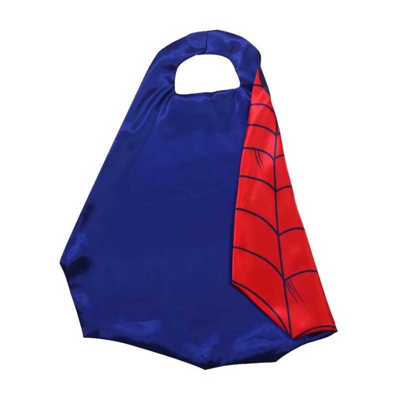 Cartoon Superhero Costume Set for Boys and Girls Halloween Dress Up Spider Cape and Mask with Wristband W250117