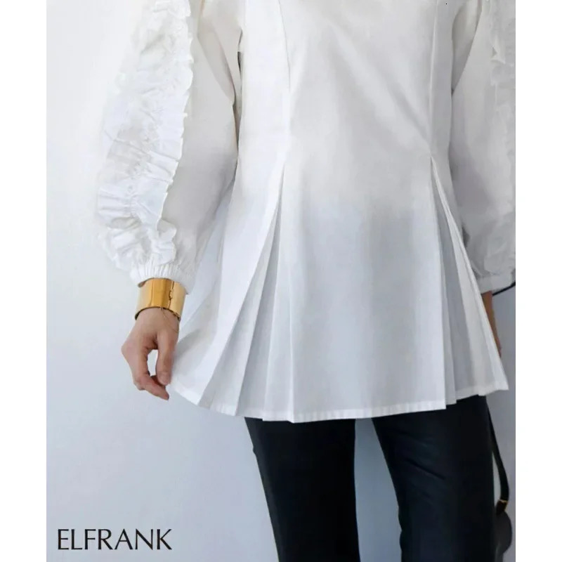 SweetLooseFitPlus Size Round Neck n Sensibility Wood Ear Long Sleeve Shirt Womens Spring Summer CrossBorder Joy 250121