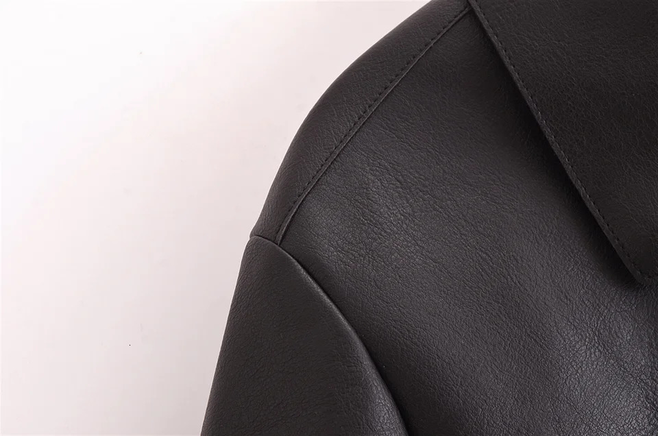 PB ZA Autumn Womens Clothing n Sense Commuting Versatile Look Thin Black Leather Short Long Sleeve Jacket 250122