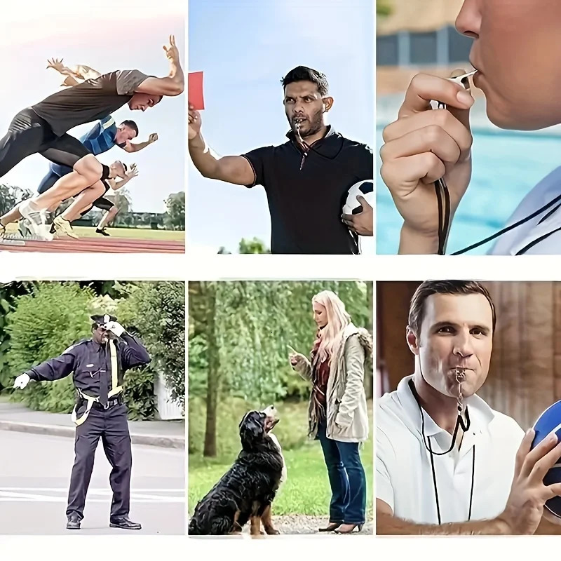 110Pcs Stainless Steel Metal Whistles Professional Football Basketball Sports Referee Training Whistle 250107