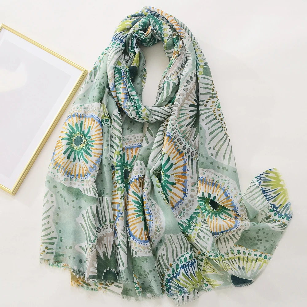 Fashion Sequins Scarf For Muslim Women Hijab High Quality Lady Shawl Beach Scarf Silk Scarves Woman Muslim Veil Headscarf 250120