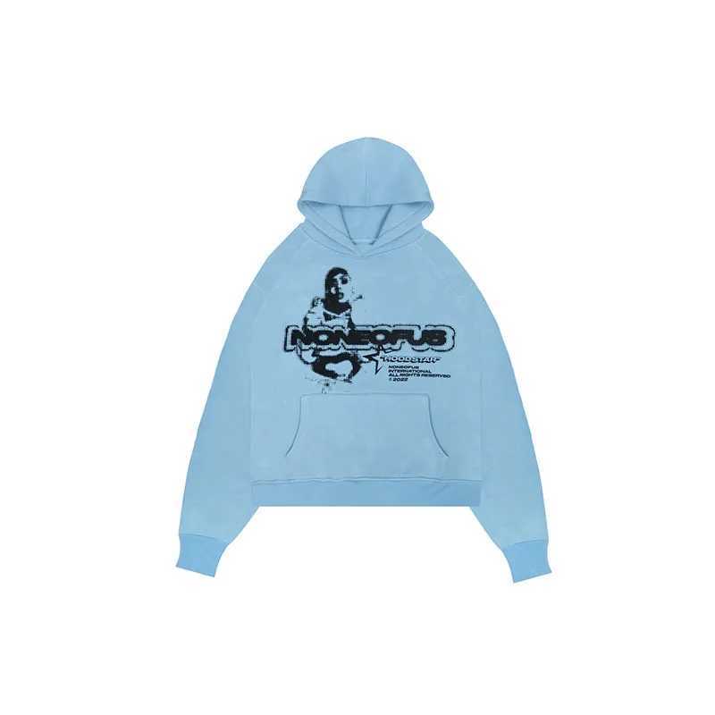 European and American fashion brand new sweater Y2K letter printed hoodies for men and women street casual pullover long sleeve W250117