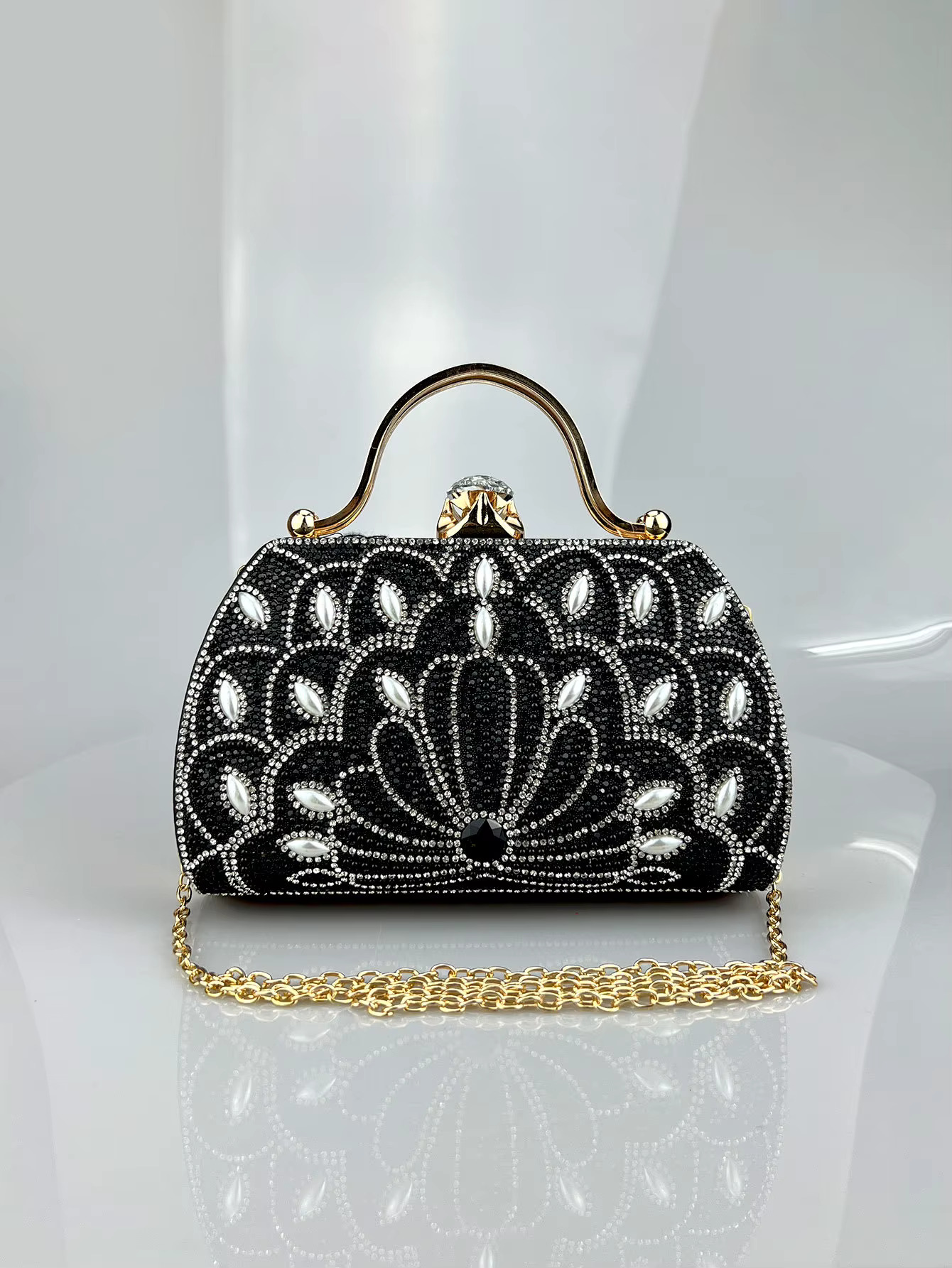 New Arrival Wer Crystal Wedding Bridal Clutch Purse Designer Women's Dinner Party Tail Handbags Dia Bags