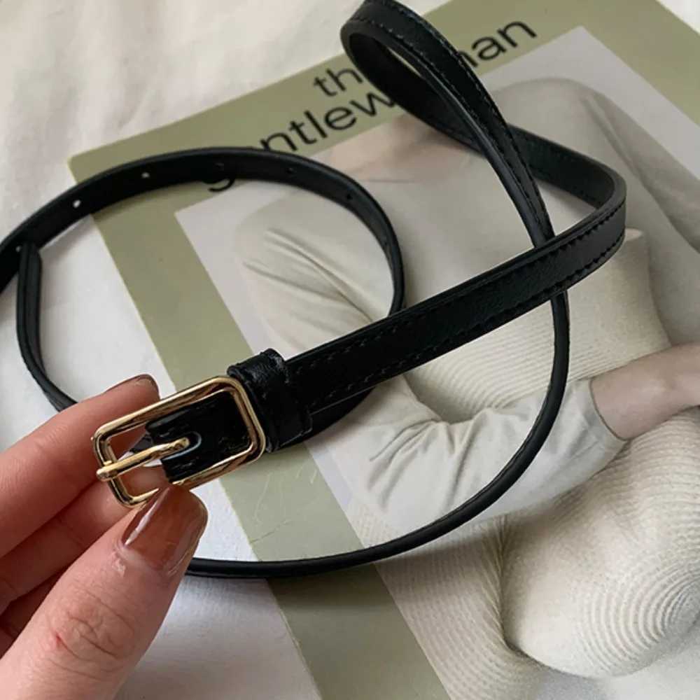 Retro French PU Womens Belt Neutral Belt Buckle Luxury Belt Womens Jeans Belt Womens Belt W250120
