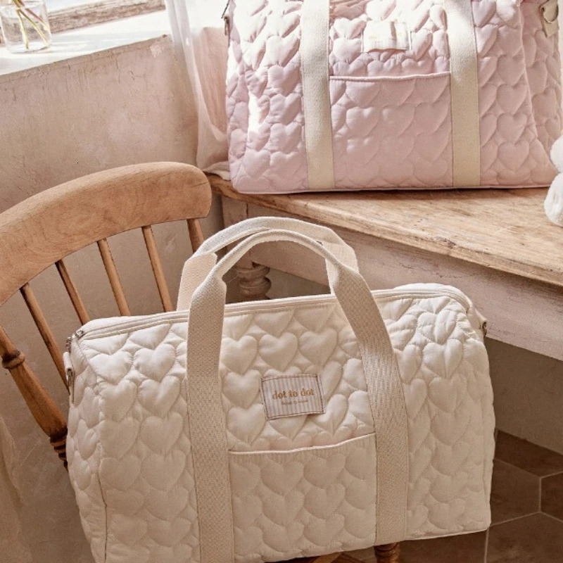 Korean Large Capacity Mommy Bag Portable Travel Outer Baby Diaper Storage Bag Solid Color Single Shoulder Crossbody Bags 250118