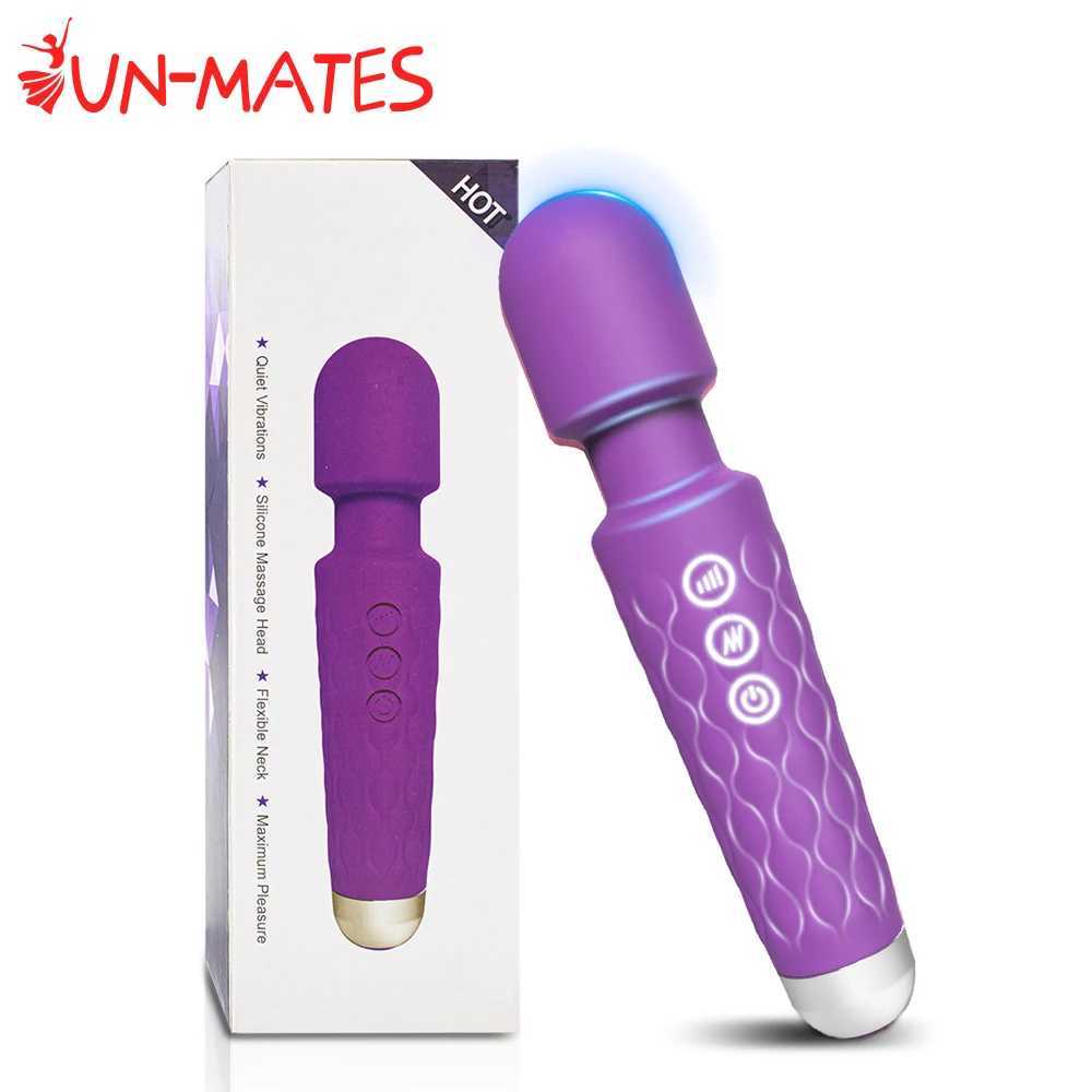 Powerful Vibrating AV Vibrator Magic Wand Clitoris Stimulator Sex Toys for Women G Spot Massager Adult Female Sex Erotic Product W250117