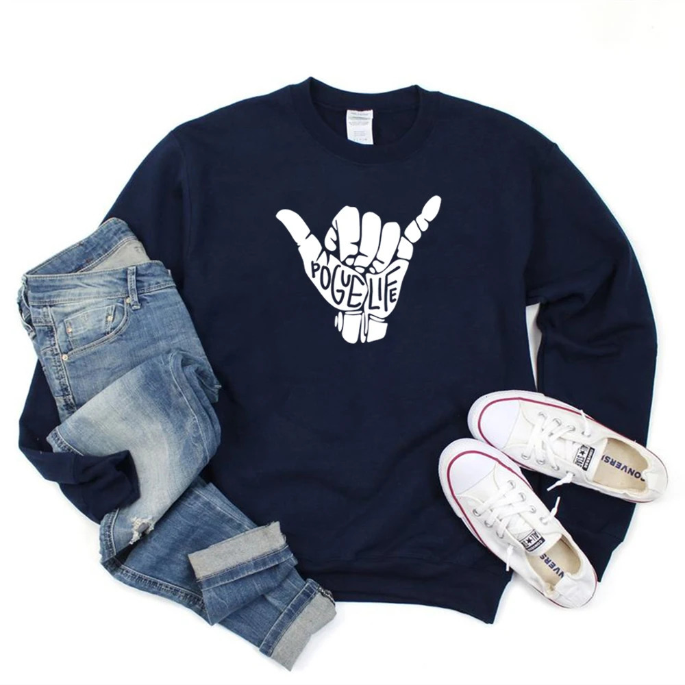 Women Pogue Life Sweatshirt Outer Banks North Carolina Pullover Season 2 Sweatshirts Hippie Van Tops 250122
