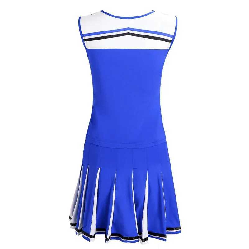 Girl Cheerleader Costume Glee Style Cheerleading Varsity Cheerleader Costume Fancy Dress Uniform High school Glee Club ClothingW250121