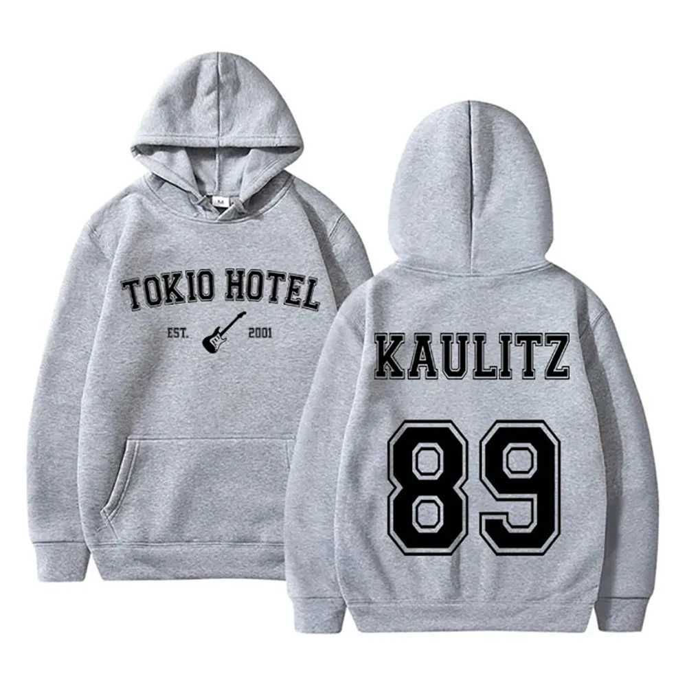 Tokio Hotel Hoodies rock band rapper Kaulitz 89 Print Sweatshirts M nner Frauen Hip Hop Streetwear Hoodie bergro e y2k Kleidung W250117