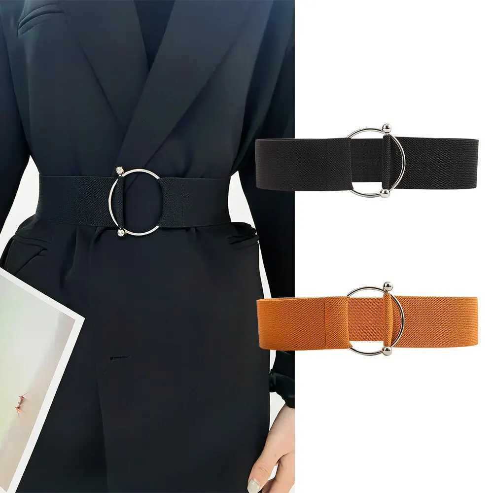 1 Piece Black Color Fashion Style Belt Womens Elastic Belt A New Autumn Collection W250120