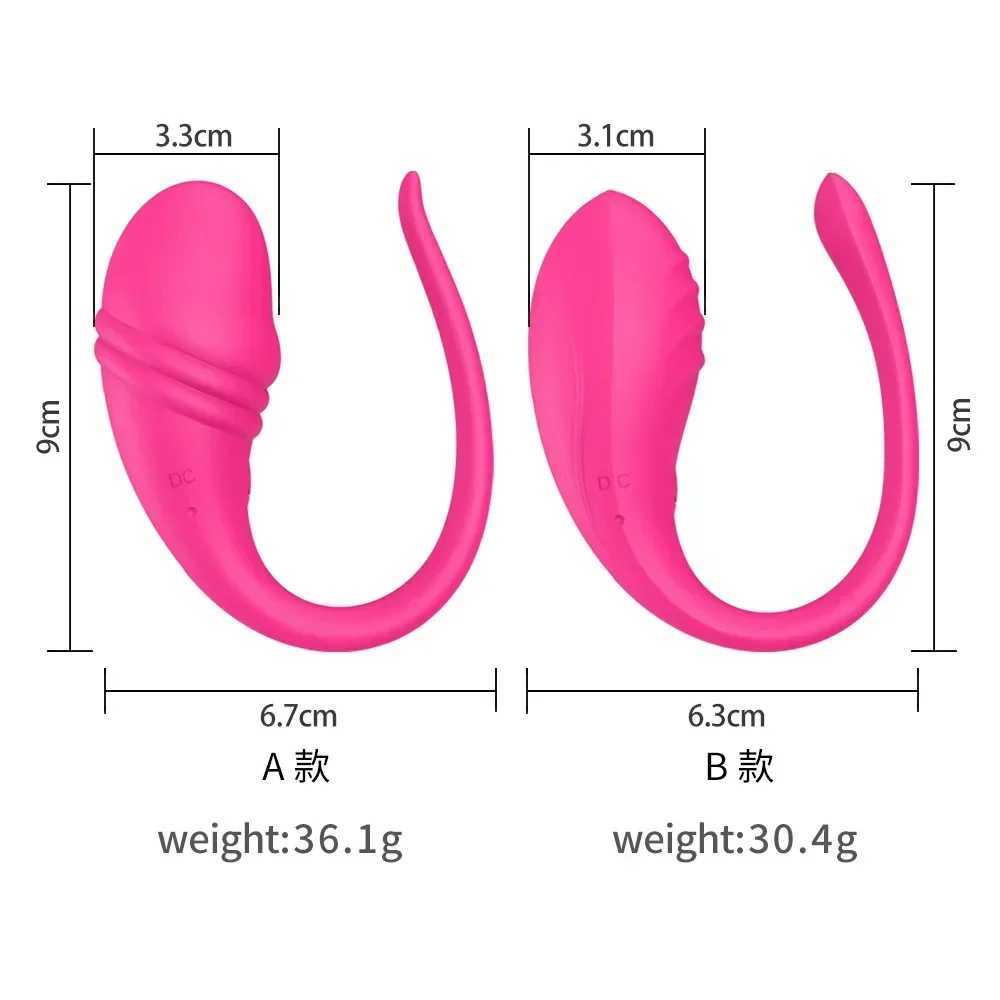 Application controlled vaginal vibrator G-spot 9-speed anal vibration egg massager wearable stimulator adult sex toy W250117
