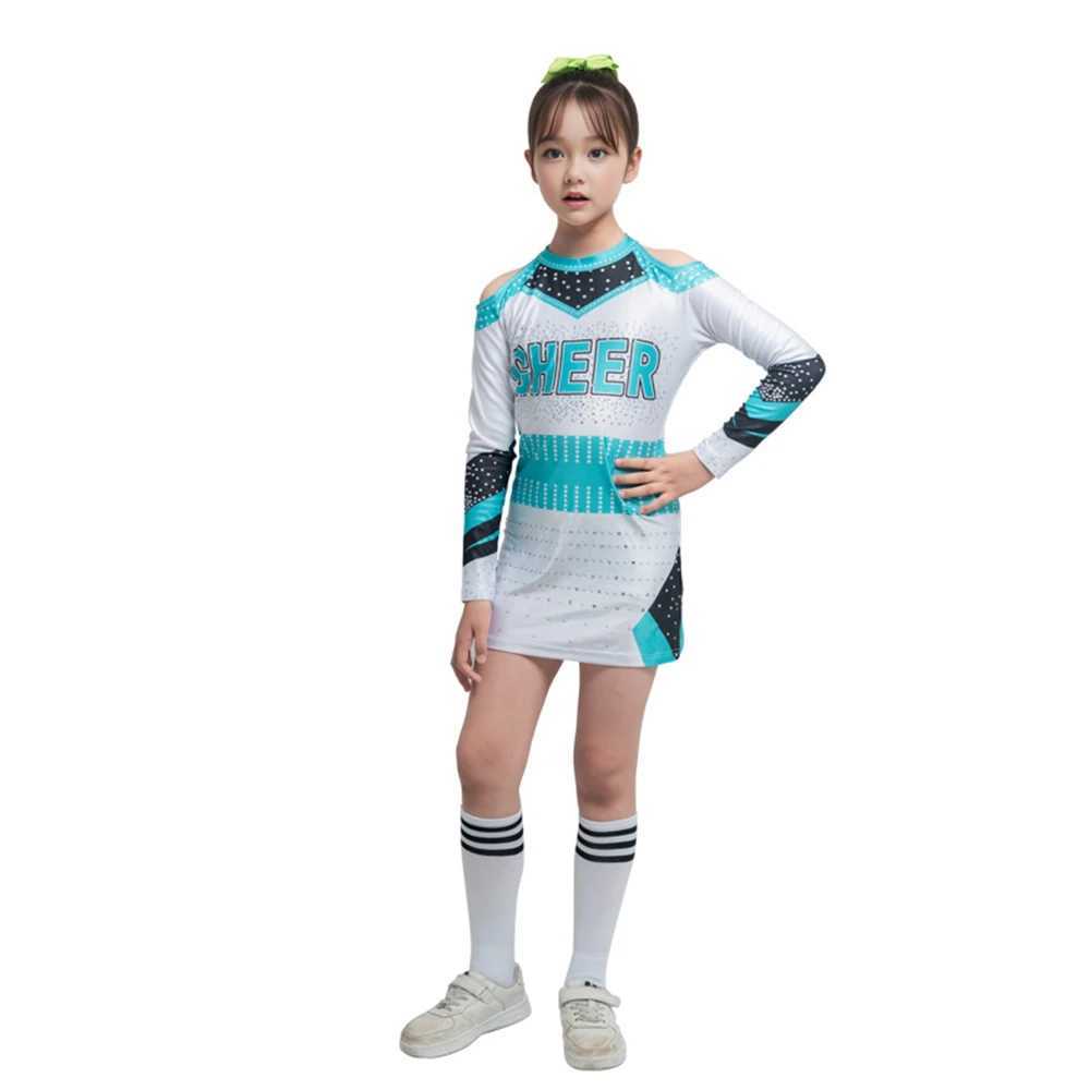 Cheerleading Outfit School Boy Girls Cosplay Dance Costume Competition Dress Team Performance Gymnastics Uniforms Games SkirtsW250121