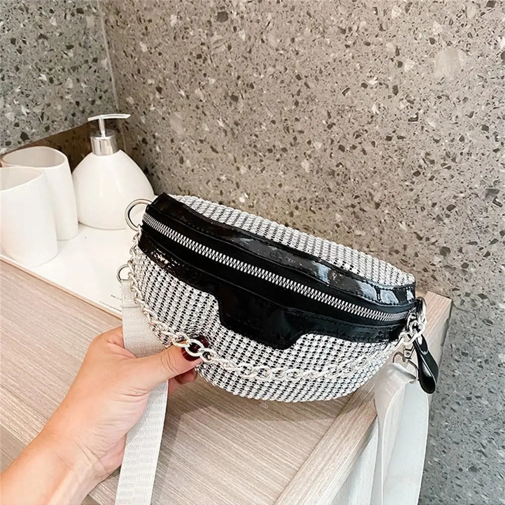 Casual Rhinestones Waist Pack Shiny Crystal Fanny Packs Crossbody Bags Evening 250122
