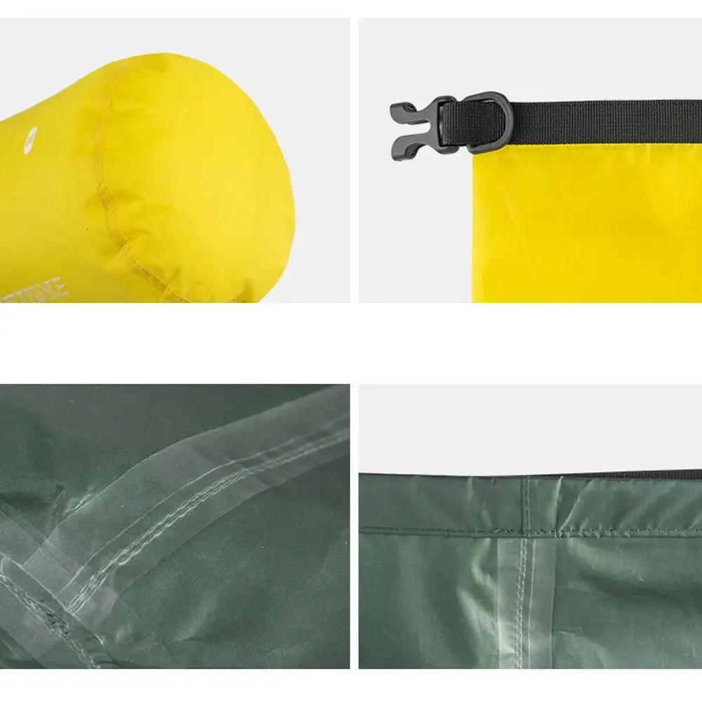 3581215253575L Water Separation Dry Bag Lightweight Waterproof Gear Storage Sack Portable Wear Resistant Swimming 250121