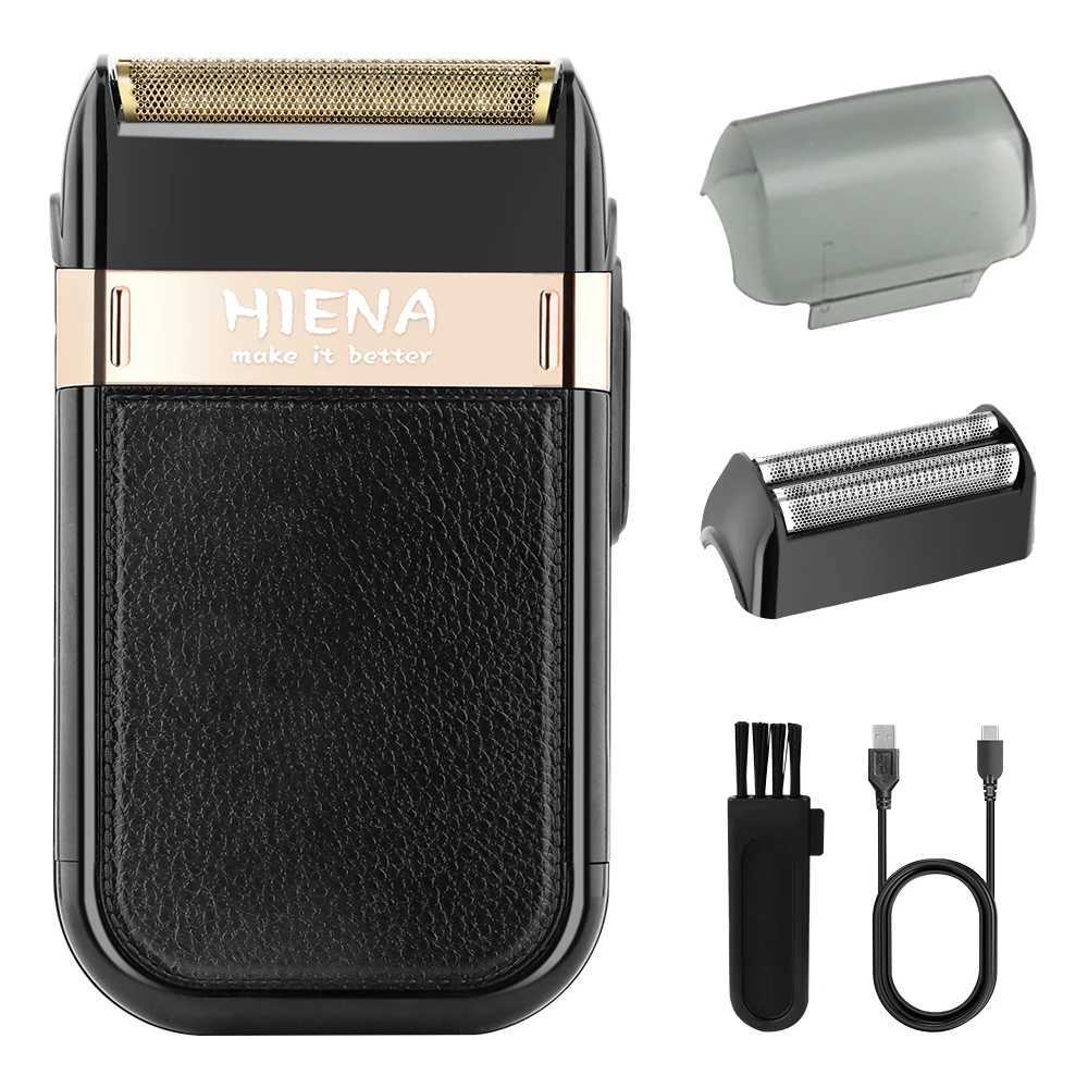 HIENA Mens Shaver Double Waterproof Reciprocating Cordless Shaver Rechargeable ShaverW250117