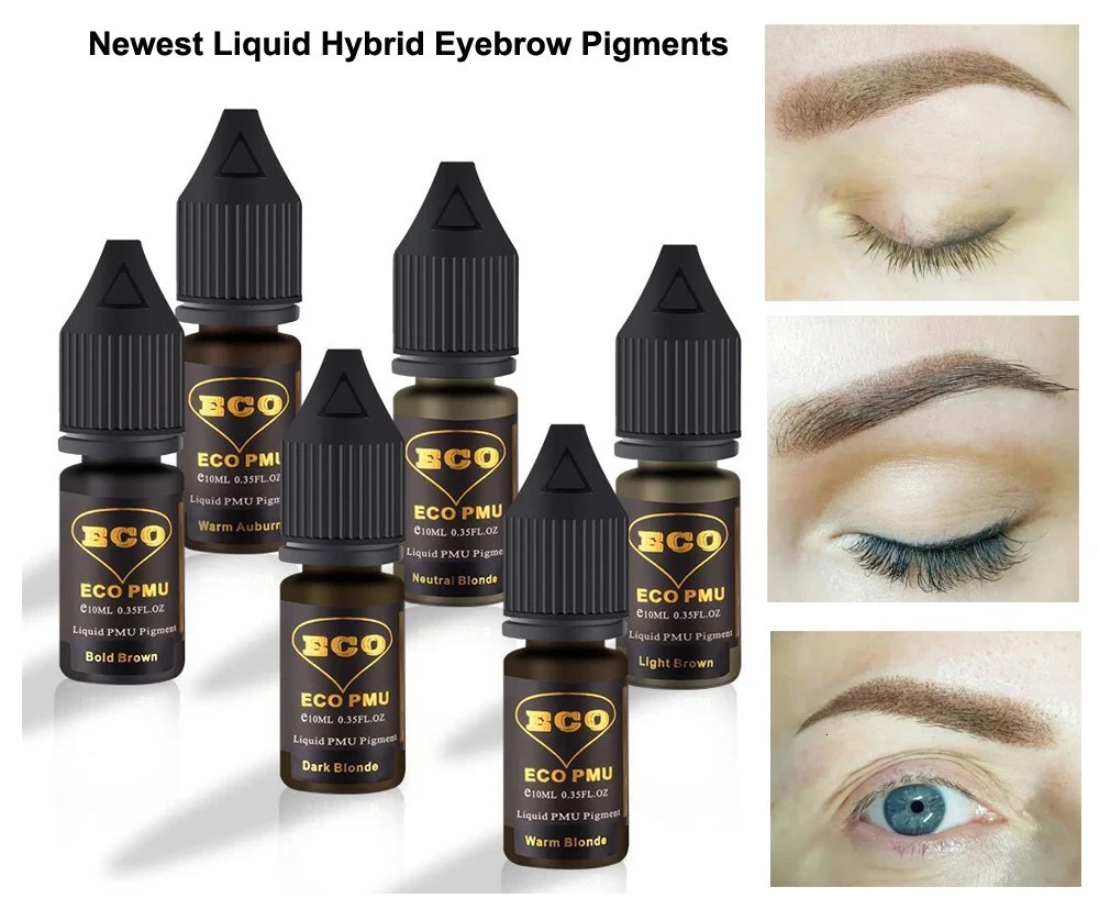 Eyebrow Liquid Pigment Permanent Makeup Machine Use Henna Eyebrows Tattoo Ink tinta para tatuar tatoo supplies maquiagem 10ML 250114