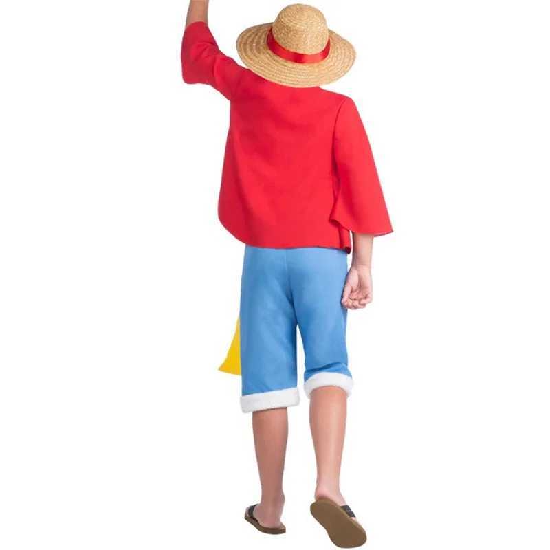 Anime Boy Roronoa Zoro Cosplay Straw Hat Muscle Luffy costume for Children W250117
