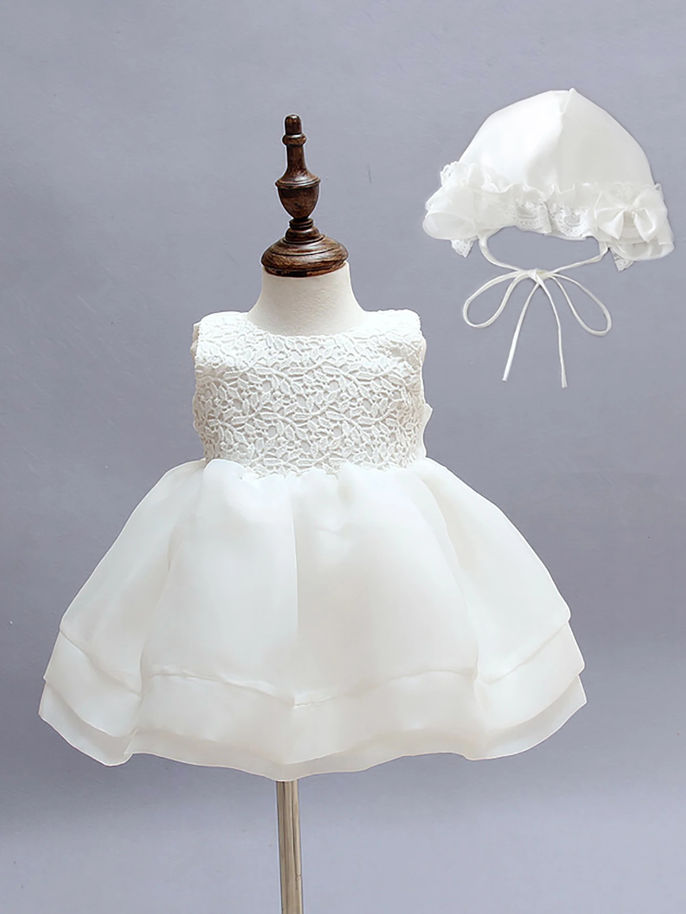 Lace Romper Dress Baby Baptism Girls 1 Year Infant Christmas Dress Girl Baby Birthday Dress Bridesmaid Gown 250120
