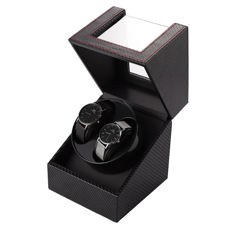 Watch Winders For Automatic Watches Usb Power Used Globally Mute Mabuchi Motor Mechanical Watch Rotate Stand Box Carbon Fiber 250121