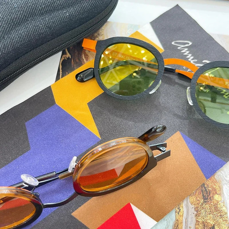 Vintage Sunglasses Round Sunglass Sun Glasses for Men Zonnebril Voor Mannen Glasses Men Women Sunglasses 250117