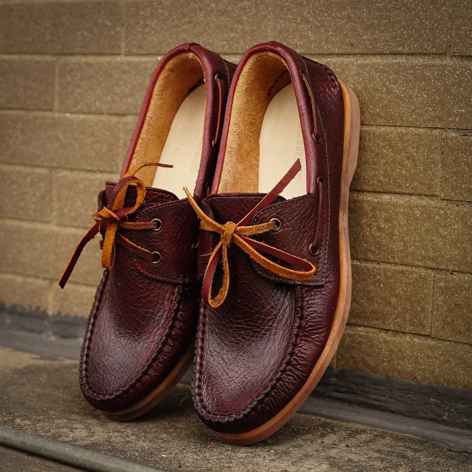 High Quality Turned Out Sewn Genuine Leather Boat Shoes Classic Loafers Vintage Hand Stihed Footwear Gentlemens Casual ShoeXJ250118