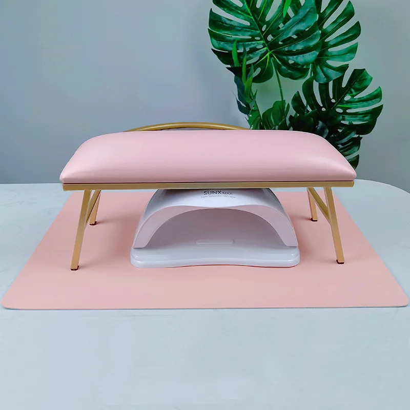 Pink Set Nail Hand Rest Set Nail Cushion Pillow Manicure Stand Are Rest for Nails Nail Table Manicure Table Nail Mat 250121
