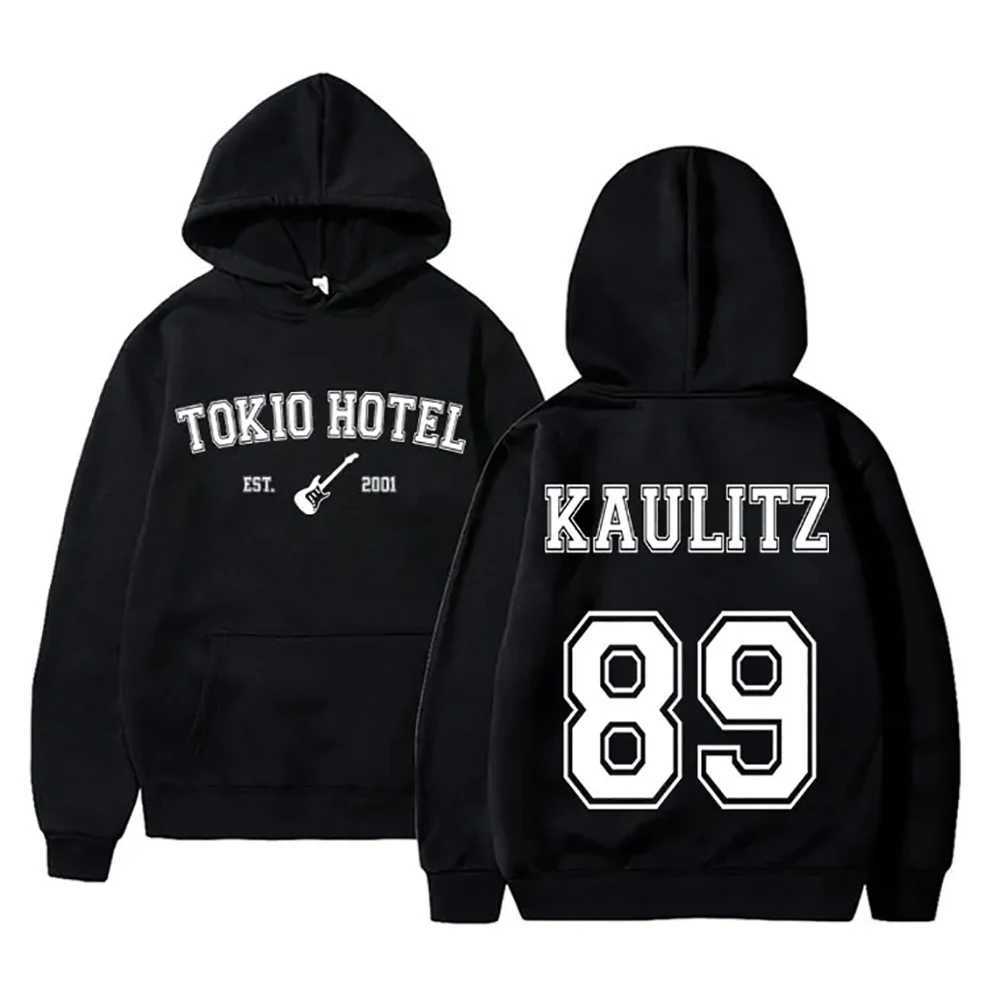 Tokio Hotel Hoodies rock band rapper Kaulitz 89 Print Sweatshirts M nner Frauen Hip Hop Streetwear Hoodie bergro e y2k Kleidung W250117