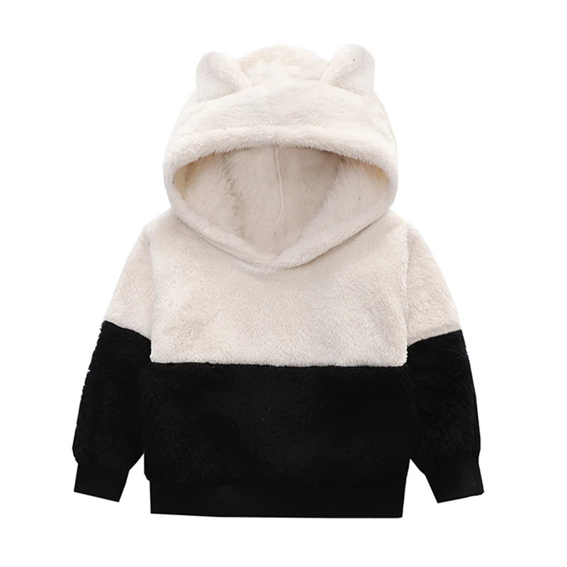 Spring Baby Kids Fashion Hoodie Jackets Autumn polar fleece Outerwear For Toddler Girls Jackets 2-6 Yrs Kids Hooded Sweatshirt 250121