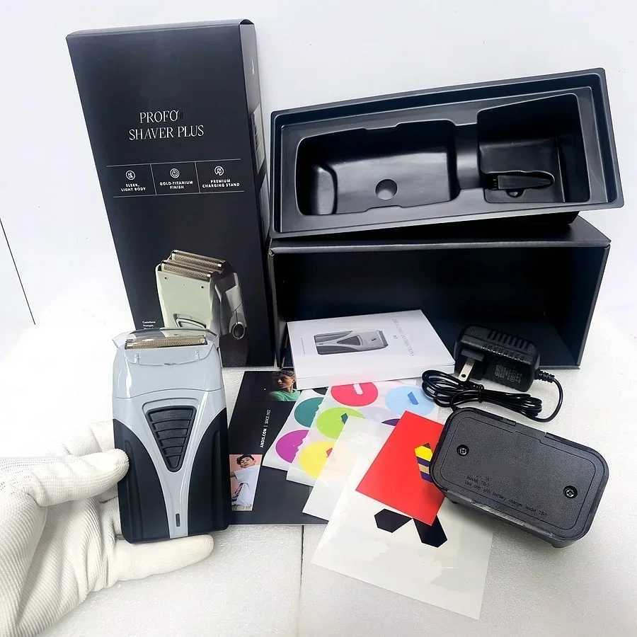 Profoil Lithium Plus Titanium Foil Shaver #17260 Reciprocating Electric Shaver for Men Beard Stubble Razor Bald Shaving ManeW250117