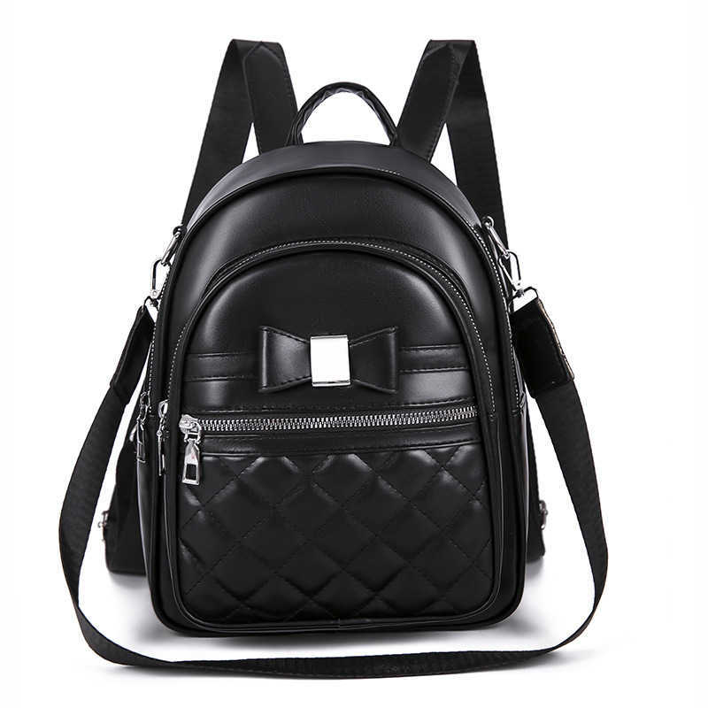 Backpack for female niche new PU travel outdoor backpack dual use single shoulder bag casual backpack