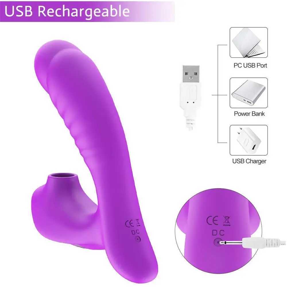 Vagina Sucking Vibrator 10 Speed Vibrating Oral Sex Suction Clitoris Stimulation Female Masturbation Erotic Sex Toys For Adult W250117